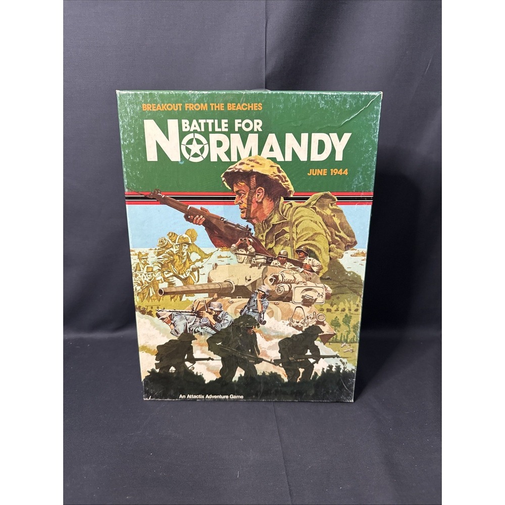 Attactix Wargame Battle for Normandy Breakout from the Beaches, June 1944